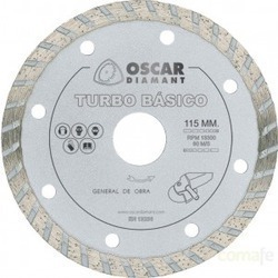Disco Diamante General Obra Turbo Básico Ø115 Oscar.